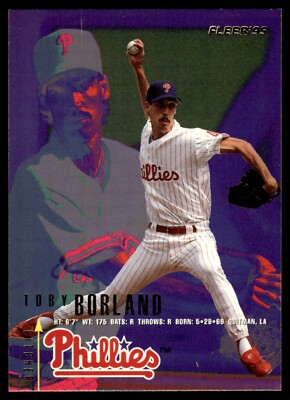 1995 Fleer #386 Toby Borland Philadelphia Phillies