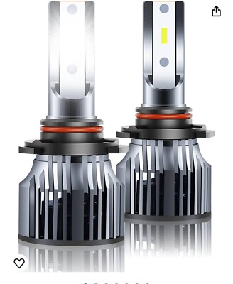 9005 L1 LED Bulbs Combo Plug Play 6000K Cool White Super Bright with Fan
