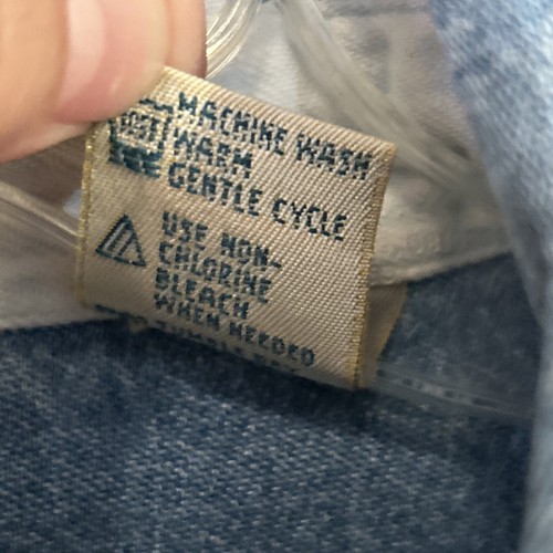 Camicia da lavoro uomo vintage RedHead denim manica lunga piumino cotone XXL - Foto 4 di 5