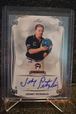 2023 Leaf PBA Bowling Premier Edition Silver Auto BA-JPI Johnny Petraglia