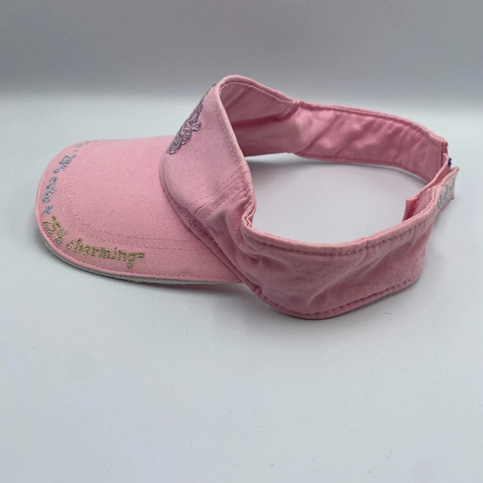 Disneyland Resort 100% Princesa Visera Ajustable Sombrero Gorra Rosa Foto 2 de 4