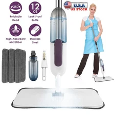 Wet Spray Mop with Microfiber Pad for Hardwood Laminate Vinyl Floor Cleaning US