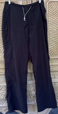 Nike Women's Mesh Lined Roll Up Convertible Pants Black SZ S 4-6 Vintage EUC