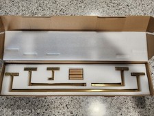 VELIMAX Premium Stainless Steel 4 Pieces Bathroom Hardware Accessories Set Wall