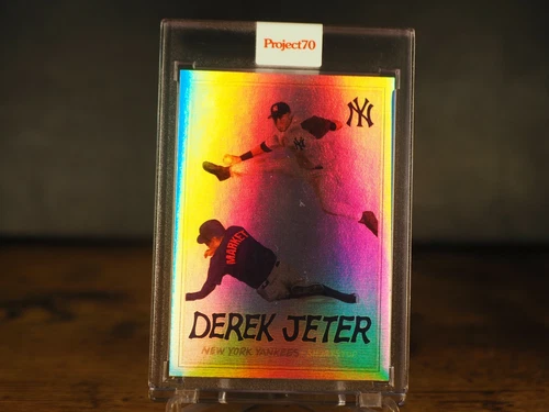 Topps Project 70 Card 613 - 1967 Derek Jeter by Market M@rket Rainbow FOIL 57/70