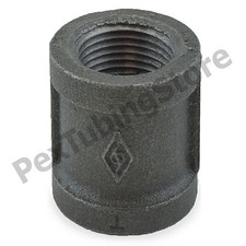 1" Threaded Black Malleable Iron Coupling Fitting