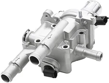 Engine Coolant Thermostat Housing Assembly Compatible with 1.8L & 1.6L 2011-2016