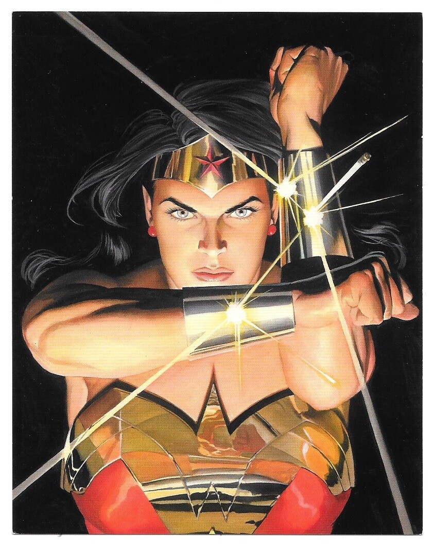 ALEX ROSS MYTHOLOGY WONDER WOMAN LE GICLEE PROMO CARD DC