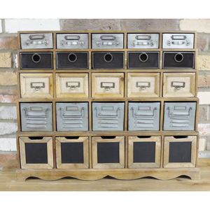 Industrial Style Storage Cabinet With Multi Colour Drawers Unit Crafting Chest Ebay