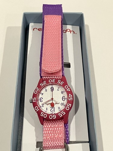 Red Balloon Girls’ Pink Plastic Time Teacher Watch Ages 3+