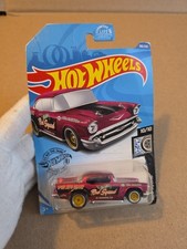 Hot Wheels Super Treasure Hunt 57 Chevy Rod Squad Red