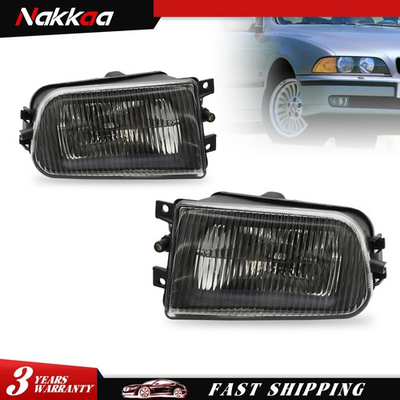 #ad #ad For E39 528I 540I Z3 BMW 97 00 Front Bumper Fog Light Driving Lamp Pair Black $33.16