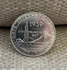 Golden Gate Exposition - San Francisco Union Pacific Train Aluminum Token (1939)