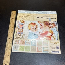 Graphic 45 Little Darlings Children Baby 8x8 Paper Cardstock 24 Sheets 2-sided