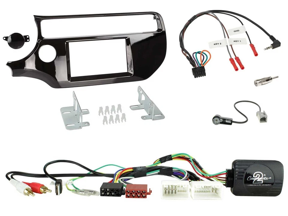 Pioneer 2DIN Lenkrad DAB USB Bluetooth Autoradio für Kia Rio UB ab 2015 piano sc - Bild 3 von 4