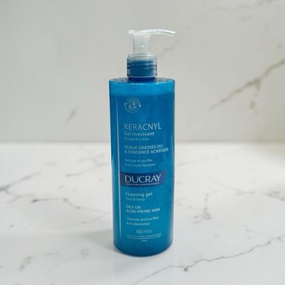 Ducray Keracnyl Foaming Gel 400ml / 13.5oz  Face and Body Exp. 01/2028
