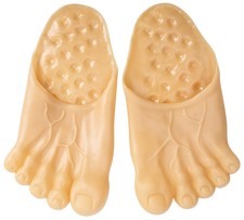 1 Pair Halloween Barefoot Funny Feet Slippers Realistic Big Foot