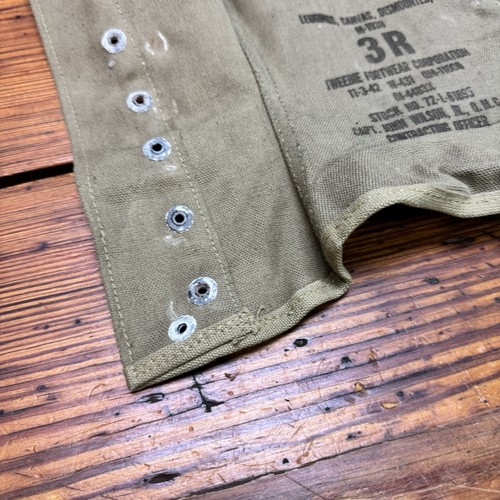 VINTAGE Pair of WWII Tweedie Footwear Corp LACED LEGGINGS Size 3R WW2 USMC Gear - Picture 8 of 21