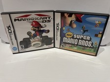 Mario Kart DS and New Super Mario Bros Nintendo DS Complete with Inserts
