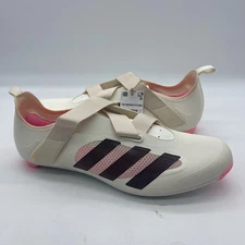 Adidas Indoor Cycling Shoes GX1669 Men's Size 12 White Pink Athletic Cleats