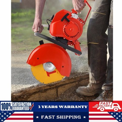 78.5CC 2 Stroke Gas Power Cement Concrete Cut off Saw Cutting Tool W/ Blade