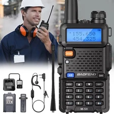 UV-5R 5W Air Band Dual Band Walkie Talkie Long Range NOAA Wireless Programmer US