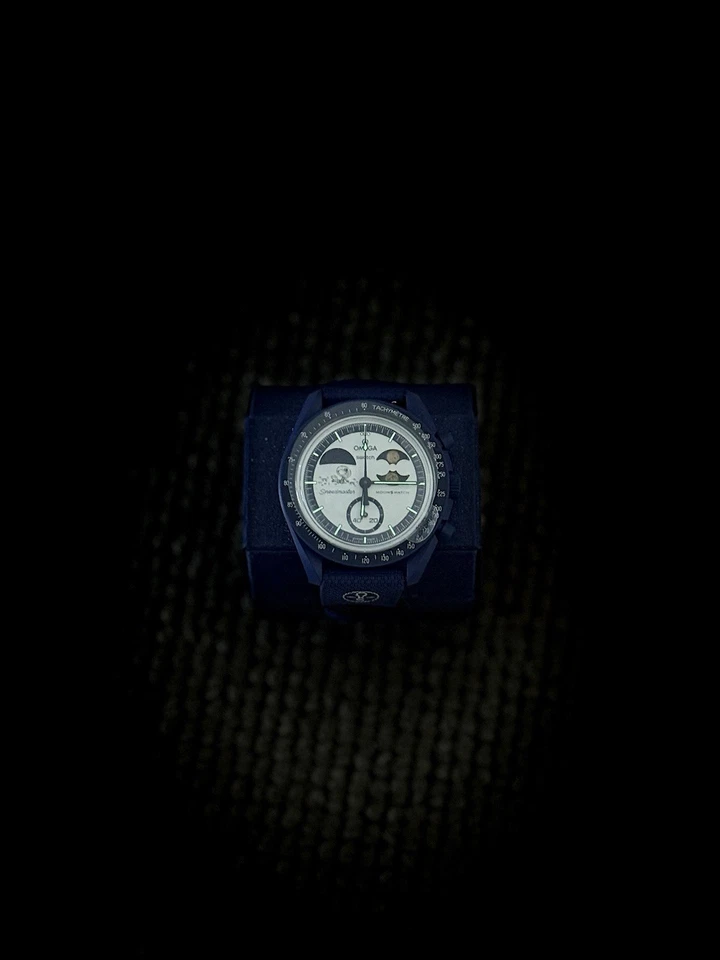 SWATCH X OMEGA MOONSWATCH MISSION TO EARTHPHASE MOONSHINE GOLD - HARVEST MOON 🌙 - image 3 of 4