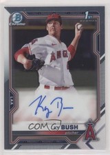 2021 Bowman Draft Chrome Draft Pick Auto Ky Bush #CDA-KB Auto 3d5