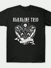 Alkaline Trio YOUR COFFIN OR MINE T-Shirt Print Black 220g New Arrived Pure