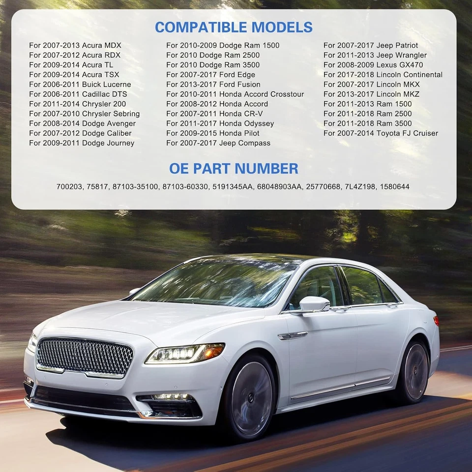 700203 A/C Heater Blower Motor for 2009-2017 Honda Accord Crosstour CR-V 3.5L V6 - Imagem 3 de 4