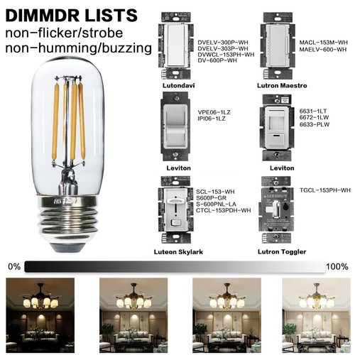 6 pcs T32 T12 Dimmable LED Appliance Light Bulb Range Hood Light Bulb,4W Equi... - Picture 7 of 7