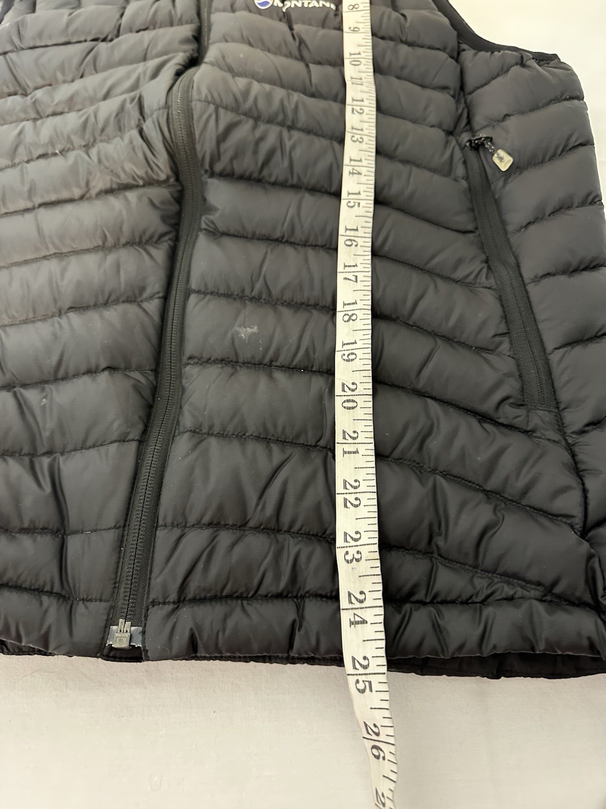 Montane Pertex Quantum Packable Goose Down Puffer Vest Womens Sz M  Black image 9