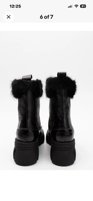 RRP 307 NILA & NILA Leather Chelsea Boots US9 UK6 EU39 Black