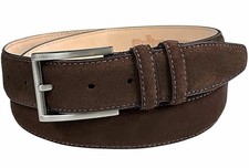 19000 Men's Suede Belt Genuine Leather Casual Dress Belt 1-3/8"(35mm) Wide (B...