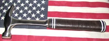 Vintage Pre-1958 Estwing 16 oz Claw Hammer Genuine Leather Handle! READ DETAILS!