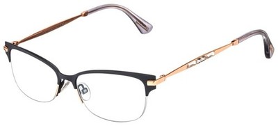 JIMMY CHOO Damen Brille JC 182 OLZ Matt Schwarz & Gold Eyewear 53-16-140