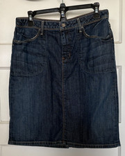 Banana Republic Blue Denim Skirt Size 6