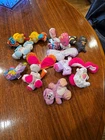 Lot Of 11 Vintage Fisher Price Smooshees 1980s Rabbit Cat Dog Bear Horse
