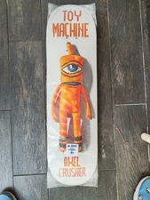 Axel Crusher Toy Machine sock doll skateboard deck 8.5