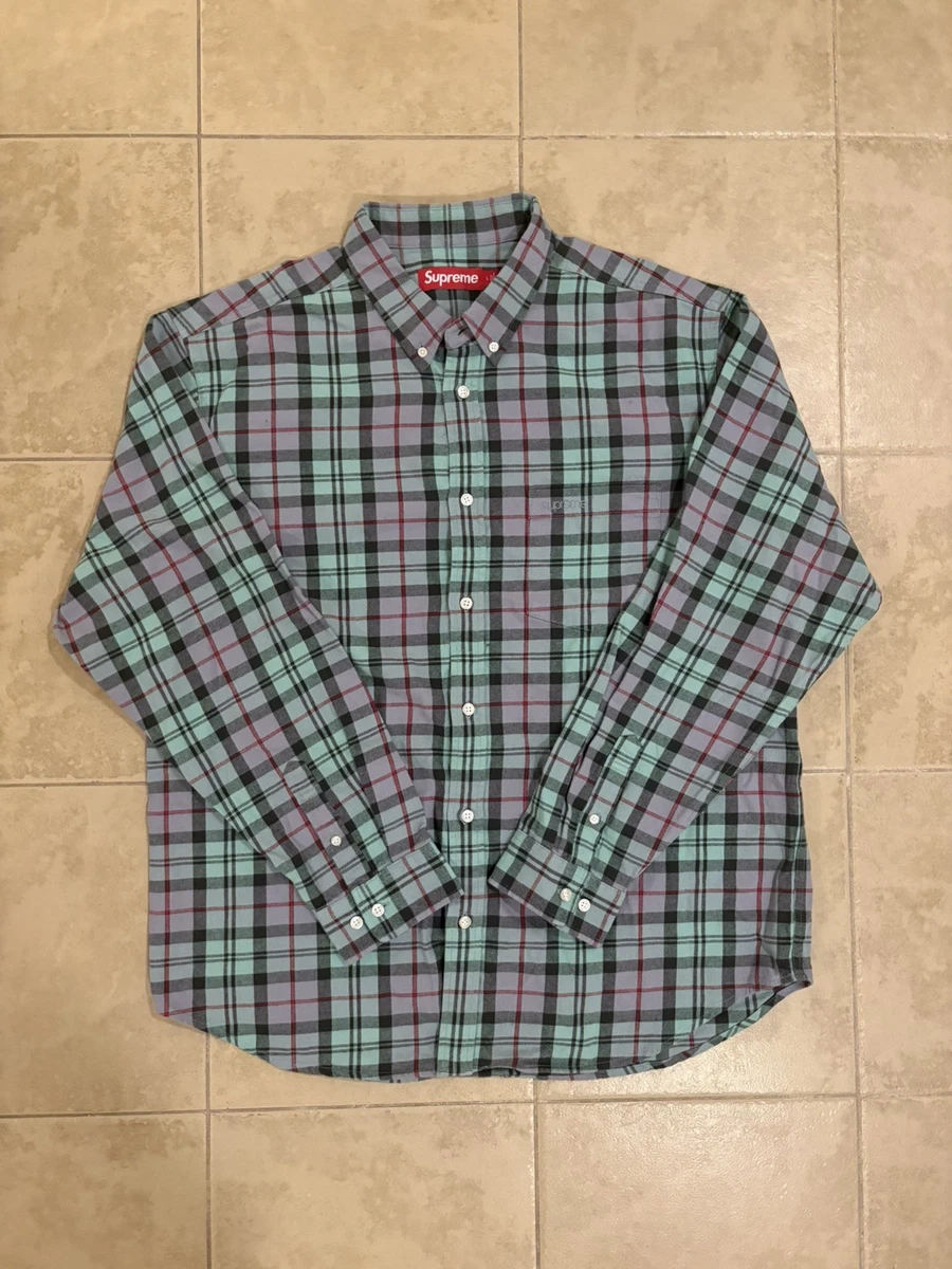 Supreme Long Sleeve Blue Shirts for Men for sale | eBay