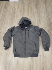 The North Face Goose Down Heathered Grey Mens Parka Jacket Size Medium Hyvent