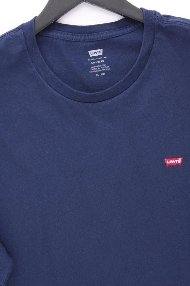Levi's T-Shirt Classic T-Shirt für Herren Gr. 54, XL Kurzarm blau aus Baumwolle - Bild 2 von 4