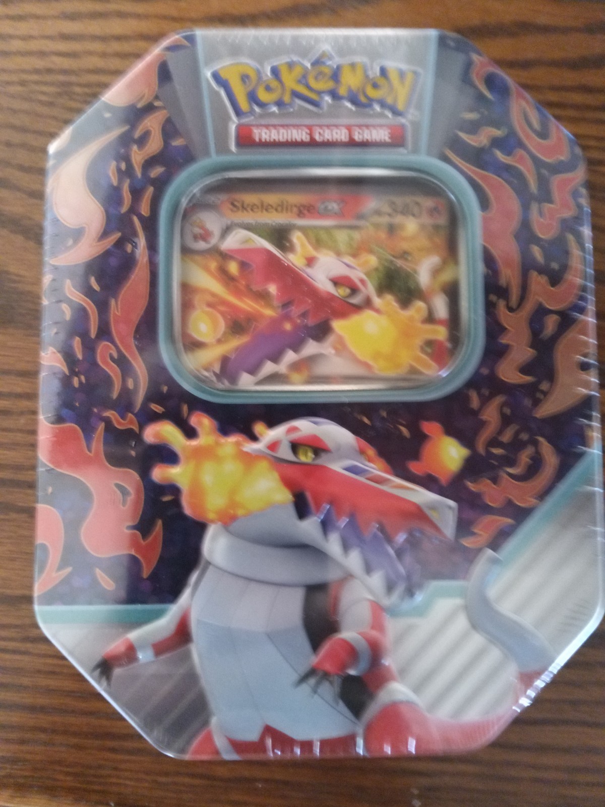 Pokemon Paldea Partners Skeledirge EX Tin (SEALED)
