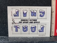 Temporary Tattoo New On Card Various Designs Available Will Combine Shipping