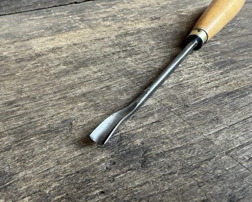 Vintage 1/4” JB Addis Prize Medals Back Bent Spoon Carving Gouge Chisel Old Tool - Picture 4 of 15