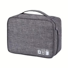 TINUORA 3-Layer Cable Storage Bag Travel Case for Electronics, Cords, Power Bank