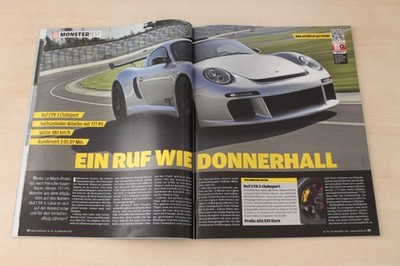 Auto Bild 46/2012 RUF CTR 3 Clubsport mit 777PS im TEST auf 4 Seiten