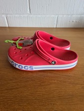Image of Crocs Bayaband Clog Red Size Men Uk 12 W 13 Eu 48 / 49 New with Tags In Box New