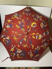 VTG Childrens Umbrella Puppets 1940s-1950s Plastic Bubble Handle