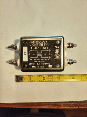 Okaya SUP-E5H-EP Noise Filter  MAZAK  P/N: D43PA001650   Laser HYPER Turbo-X 510